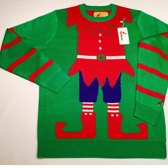 Elf Ugly Christmas Sweater. NWT. - Picture 3 of 3